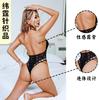 Lencería Sexy con Patrón Jacquard Hueco, Uniforme de Bikini sin Espalda, Atractivo Ropa de Dormir, Lencería para Mujer, Conjunto de una Pieza Transparente, Sexy