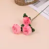 Flores de Peonía Koi Artificiales para Decoración de Sala de Estar Interior, Arreglo Floral, Decoración de Mesa, Flores de Seda y Materiales Florales