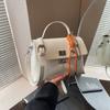 Bolso Grande Estilo Urbano Diseño Único Bolso Cuadrado Pequeño Bolso Cruzado de Cuero Suave de Gran Capacidad para Mujer Bolso de Trabajo Versátil