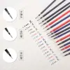 Caneta Gel Deli Ponta Esférica 0.5mm Estudante Refil 0.38mm Caneta para Assinatura de Escritório 1.0 Caneta com Ponta de Mola 0.7