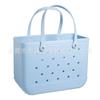 Nueva Bolsa de Playa Eva Transfronteriza, Bolsa con Agujeros de Gran Capacidad, Bolsa Impermeable, Bolso de Mano, Bolsa de Cosméticos, Logotipo Imprimible