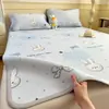 Novo Conjunto de 3 Peças de Colchão de Gelo Cartoon 2026 com Efeito Refrescante, Lavável à Máquina, para Dormitório de Estudante de Verão, Cama de Solteiro