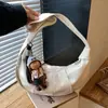 Bolso bandolera de un solo hombro informal elegante transfronterizo, nuevo para otoño de 2026, de gran capacidad, estilo retro coreano, estilo perezoso, tipo bolsa de albóndiga