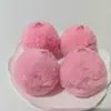 Pompón de cachemir de 5 cm con gancho, decoración de hilo fino, bola de felpa grande con cordón, accesorios de ropa DIY, accesorios para sombreros