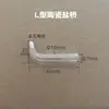Eletrodo de Referência de Laboratório com Tubo Curvo em L Cerâmica Porosa Núcleo de Areia Ponte Salina, Tubo Capilar Ru-Ouro, Ponte Salina de Diâmetro Variável
