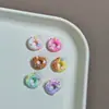 Lindos Macarrones Dibujos Animados Donas Postres Resina Accesorios para Uñas DIY Pasador Accesorios de Pegamento de Crema Venta al por Mayor