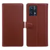 Capa Flip de Couro Genuíno com Porta-Cartões e Suporte Anti-Queda para Realme 9/10/11/12 Pro/Pro+