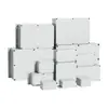Caja de Conexiones Impermeable Caja de Interruptor de Botón de Encendido para Monitoreo en Exteriores Tipo Caja de Terminales de Plástico para Exteriores Sellada con Orejas