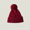 Gorro feminino de tricô para outono e inverno, com forro de fleece e padrão jacquard, adequado para atividades ao ar livre, versátil para o uso diário, casual e para o trajeto ao trabalho.