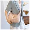 Bolso Grande de Estilo Occidental de Gran Capacidad Primavera y Verano 2024 Nuevo Casual Simple Textivo Moda Casual para Viajar Cruzado de Hombro Axilar Bolso Grande