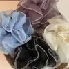 Goma de Pelo Oversize Estilo Coreano para Mujer, Diadema de Malla de Gasa de Doble Capa, Diadema de Color Sólido, Accesorio para el Cabello