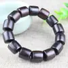 Pulsera de ébano al por mayor de fábrica, cuentas de azufaifo personalizadas, sándalo púrpura, material antiguo de ébano, cuentas de Buda Wenwan, pulsera para pareja de hombres y mujeres