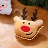 Broche de Natal Novo Outono e Inverno Boneco de Neve Pelúcia Alce Desenho Animado Japonês Pingente DIY Bolsa Fofa Animal Joia