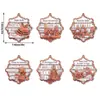 Navidad Transfronteriza Tridimensional de Madera Imán Magnético para Refrigerador Adornos Colgantes de Madera de Ambiente Festivo Colgantes para Decoración de Árbol de Navidad