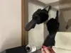 [] Chinelos Peludos para Mulheres, Uso Externo, Outono/Inverno 2026 Novo Estilo Fada Versão Coreana Sandálias de Plataforma com Salto Cuña de Uma Tira