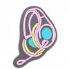 Serie Colorida de 100 Tipos de Hebillas para Zapatos de Goma Suave de PVC, Accesorios para Zapatos, Accesorios Decorativos de Dibujos Animados para Manualidades, Pegatinas para Fundas de Teléfono