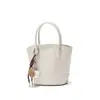 Bolso Cesta Estilo Nuevo y de Nicho, Sencillo y Casual, Moderno para el Trayecto Diario, Elegante y Versátil, Accesorio Colgante Creativo, Bolso de Hombro, Bolso Cubo