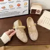Zapatos de Princesa de Cuero para Niñas, Nuevos Modelos Primavera y Verano, Zapatos de Moda para Presentadoras de Pasarela, Tacones Altos de Cristal para Niños