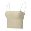 Roupa íntima esportiva sexy feminina com bojo à prova de choque push-up modeladora estilo colete de yoga sutiã fitness