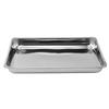Fabricante Prato de Buffet de Aço Inoxidável Restaurante Prato Retangular Bandeja de Cozinha Prato para Arroz Vaporizado Prato de Jantar Prato para Peixe Grelhado Atacado