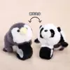 Pulsera para muñeca de muñeca Panda Pequeño muñeca linda anillo de presión juguete de peluche pequeña joya regalo de cumpleaños niña Muñeca de trapo
