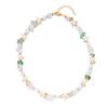 Joyería Transfronteriza Europea y Americana Verano Dopamina Dulce Collar de Mariposas de Grava Estilo Vacacional para Mujer Collar de Cuentas Combinable