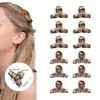 Set Versátil Mini Cruz de 12 Piezas Pinzas Pequeñas Pinzas Pequeñas Pinzas Laterales para el Cabello Pinzas de Personalidad para el Flequillo