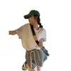Shorts Clásicos Versátiles de Rayas Casuales de Verano Cintura Elástica Pantalones Cortos Calientes Pantalones Deportivos Casuales