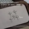 Joyería para Uñas Aleación Circonita Cuervo Corazón Cruz Diamante Pila Retro Oscuro Accesorios Decoración de Uñas con Circonita