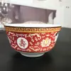 Jingdezhen Regalos para Cumpleaños Regalos de Agradecimiento para Cumpleaños Longevidad Tazones Regalos para Cumpleaños de Personas Mayores Tazones de Agradecimiento con Tiaoyi Shenghuo