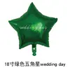 Globos de Estrella de Cinco Puntas de 18 pulgadas, Globos de Corazón de Papel de Aluminio, Globos al por Mayor de Fábrica Original con Diseños Impresos para Decoración de Ambiente