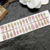 Nuevas Tiras de Uñas Postizas de Alta Venta, Uñas Postizas Coloridas Ojo de Gato Usables, Uñas Postizas Degradadas, Uñas Postizas Usables