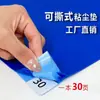 Tapete de Piso de Laboratório à Prova de Poeira Personalizado, Tapete Transparente Azul e Branco, Tapete de Entrada Descartável à Prova de Poeira para Oficinas Livres de Poeira