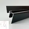 Perfil de Aluminio de Película Suave para Techo Canaleta de Contorno Sombra Flexible