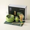 Tazón de Matcha de Cerámica Estilo Japonés con Puntos de Arena y Esmalte con Borde para Beber Juego de Té Matcha Juego de Té Traje Caja de Color Exclusivo Transfronterizo Nuevo