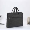 Venda direta da fábrica bolsa para documentos em tecido Oxford estampa de logotipo à prova d'água portátil bolsa para documentos pasta de conferência masculina