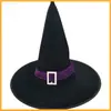 Promoção Imperdível Atacado de Fábrica Chapéu Festival dos Fantasmas de Halloween Chapéu de Bruxa Mago Elfo Adereços de Baile de Máscaras