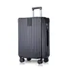 Maleta de cabina de 20 pulgadas, cerradura de combinación, tipo cremallera, maleta con asa extensible, equipaje de viaje de negocios, regalo corporativo, LOGOTIPO personalizado