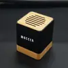 Altavoz Bluetooth de Bambú y Madera DIY Regalo Creativo de Madera para Escritorio Mini Altavoz Portátil para Exteriores Subwoofer