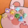 Mini Serie Marina Pequeña Accesorios de Resina Cangrejo Pulpo Estrella de Mar Dibujos Animados Accesorios para el Cabello Parches Decoraciones Funda de Teléfono Leche