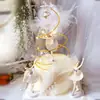 Decoración de Pastel para Hornear Estrella de Cristal Círculo Árbol de los Deseos Adornos de Disfraces Decoración de Pastel de Cumpleaños de Diosa
