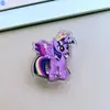 Clip de Plástico Nuevo de Dibujos Animados My Little Pony Seleccionado Cuidadosamente Almacenamiento de Escritorio Clip Acrílico de Doble Cara Clip para Papel de Prueba de Bocadillos con Buena Apariencia