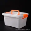 Atacado de Fábrica Balde Quadrado de Plástico PP Translúcido Brinquedo Para Lavar Roupas Contas de Lavar Cosméticos Utensílios Domésticos Caixa de Armazenamento à Prova de Poeira