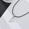 Nuevo collar de acero inoxidable europeo y americano con 26 letras, estilo hip hop, cadena mágica para clavícula, collar con inicial para pareja, venta al por mayor