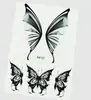 Pegatinas de Tatuaje Facial de Mariposa, Tatuajes Temporales de Transferencia al Agua, Pegatinas Impermeables de Maquillaje para Rostro y Ojos para Fiesta Bar Cosplay Carnaval Festival