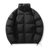 Casaco Acolchoado Simples de Algodão para Casal Casaco Acolchoado Casual Solto Jaqueta Quente Engrossada de Inverno Moda Masculina Estilo Coreano Versátil Traje Pão