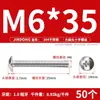 Tornillos de Acero Inoxidable 304 con Cabeza Plana Grande, Tornillos Mecánicos Phillips, Pernos Roscados M2M4M5M6M8 Phillips