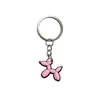 Llavero Creativo Rosa de Dibujos Animados Serie Rosa Llavero Personalizado de Goma Suave PVC Colgante para Bolsa Adorno para Llave de Coche Accesorio