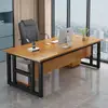 Escritorio Moderno Sencillo para Uso en Casa Persona Única Escritorio de Computadora para Gerente Escritorio para Jefe Supervisor Estación de Trabajo para Empleado de Oficina Escritorio y Silla