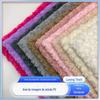 Spot atacado pvc veludo anel de moagem rose anel torção flor escova flor sul-coreano boneca de veludo têxtil para o lar pet suprimentos tecido